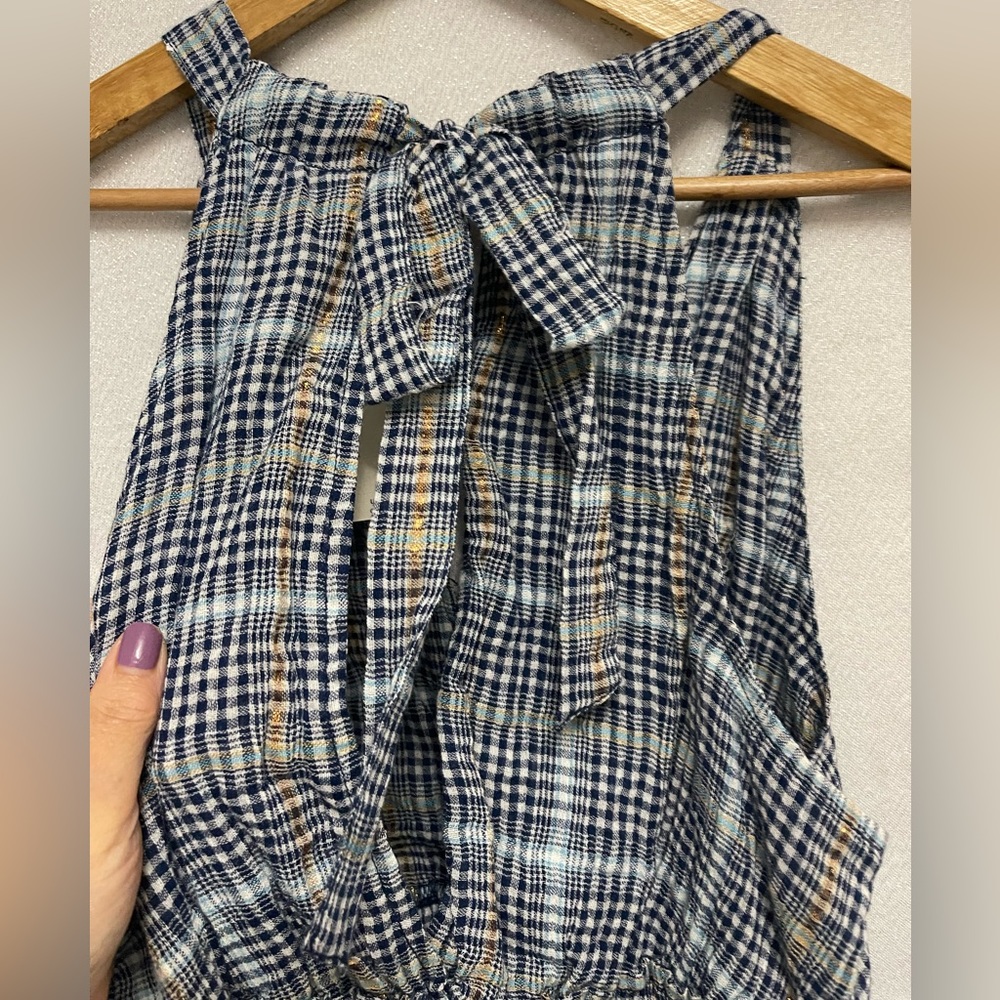 Pilcro | Plaid ruched top - Picture 6 of 8